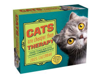 Title: 2025 Cats Are Cheaper Than Therapy Day-to-Day Calendar