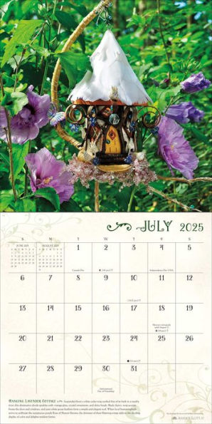 2025 Fairy Houses Wall Calendar