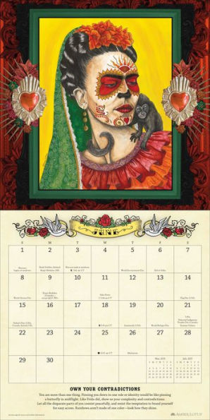 2025 For the Love of Frida Wall Calendar