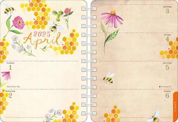 2025 Katie Daisy Weekly/Monthly Planner Calendar