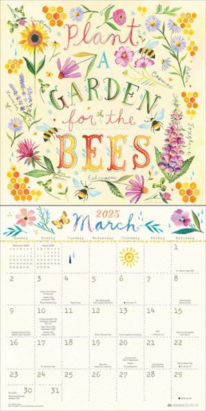 2025 Katie Daisy Wall Calendar