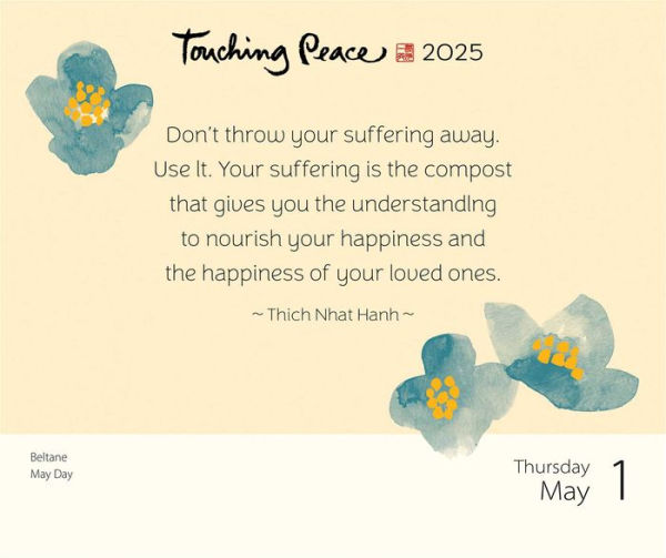 Thich Nhat Hanh 2025 DaytoDay Calendar Touching Peace by Thich Nhat