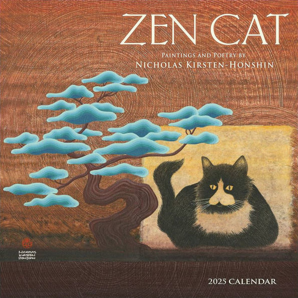 2025 Zen Cat Wall Calendar