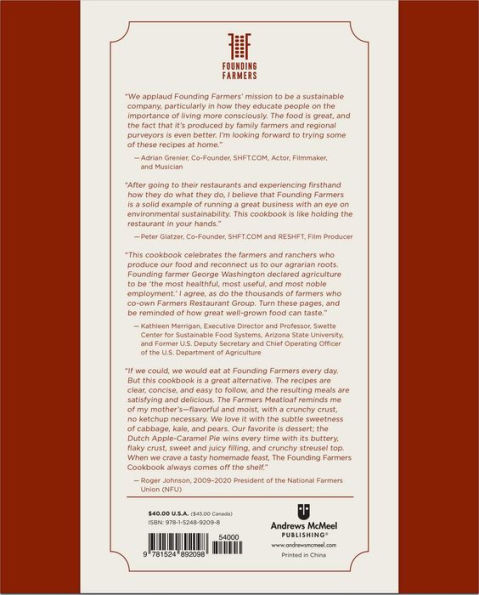 the Founding Farmers Cookbook, Third Edition: 100 Recipes from Restaurant Owned by American Family