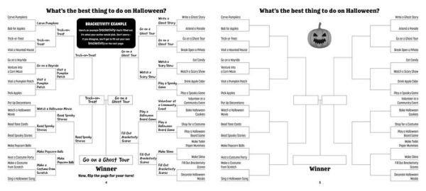 Bracketivity Scares: A Bracket Activity Book - You Decide the Winner!