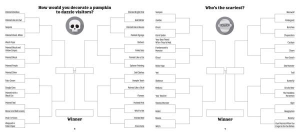 Bracketivity Scares: A Bracket Activity Book - You Decide the Winner!