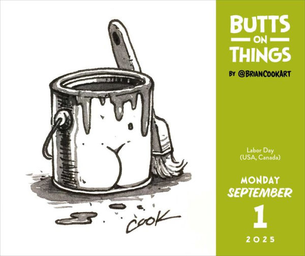 2025 Butts on Things Day-to-Day Calendar