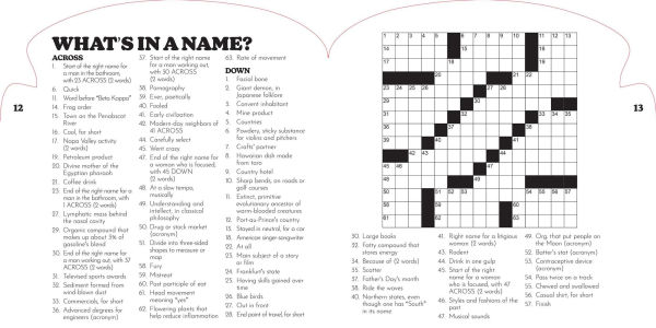 Armchair Puzzlers: Large Print Crosswords