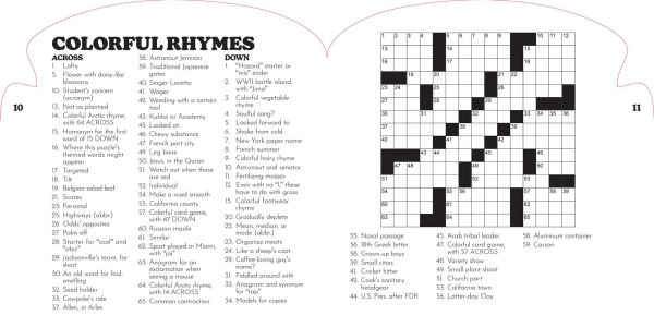 Armchair Puzzlers: Large Print Crosswords