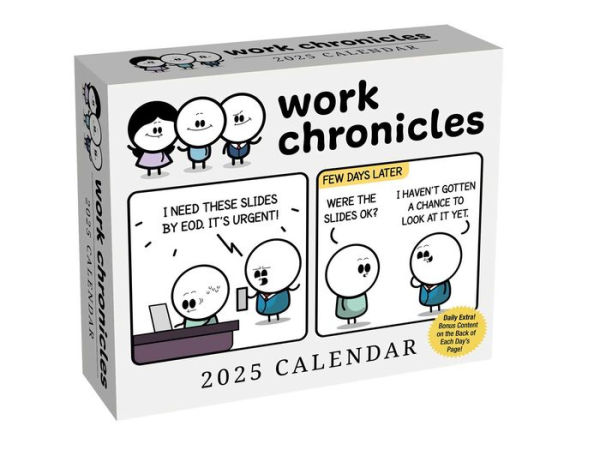 2025 Work Chronicles Day-to-Day Calendar