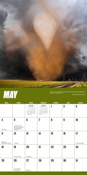 2025 Storm Chasers Wall Calendar