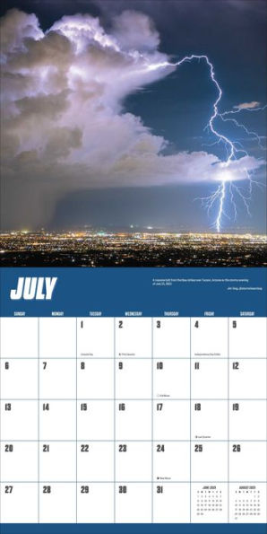 2025 Storm Chasers Wall Calendar