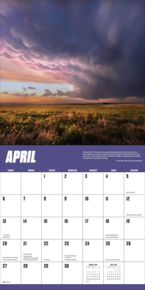 2025 Storm Chasers Wall Calendar