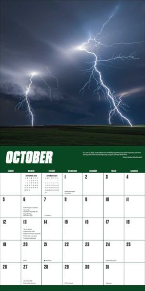 2025 Storm Chasers Wall Calendar