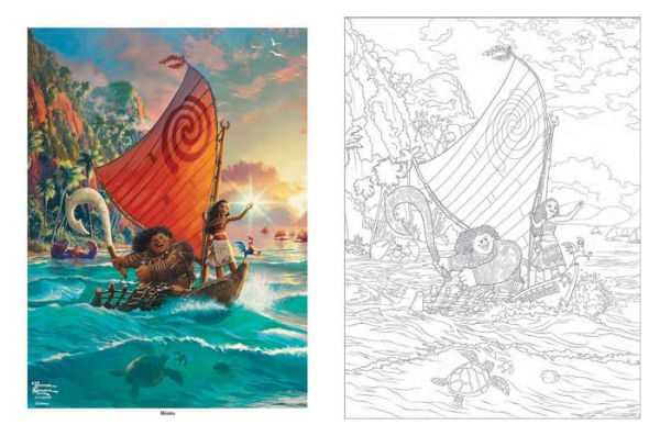 Disney Dreams Collection Thomas Kinkade Studios Celebrations Coloring Book