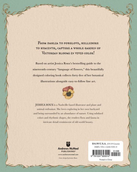 Floriography Coloring Book