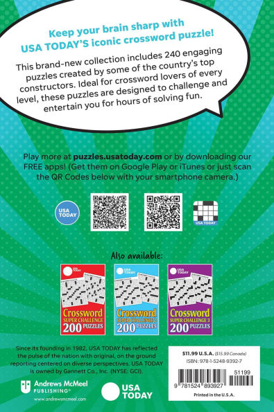 USA TODAY Simply Crosswords: 240 Seriously Fun Puzzles