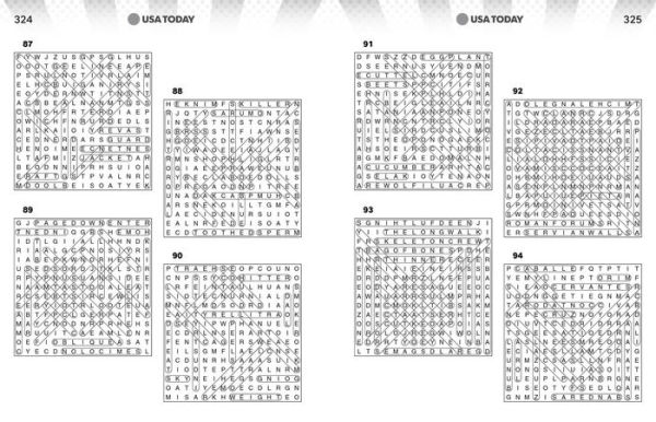 USA TODAY Large-Print Word Search 2: 300 Seriously Fun Puzzles