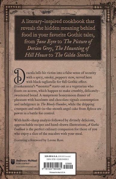 A Gothic Cookbook: Hauntingly Delicious Recipes Inspired by 13 Classic Tales