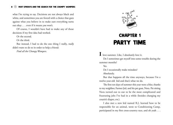 Matt Sprouts and the Search for Chompy Wompers