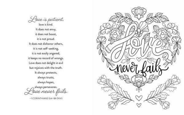 Be Still & Color: Joyful Words of Faith: An Inspirational Coloring Book