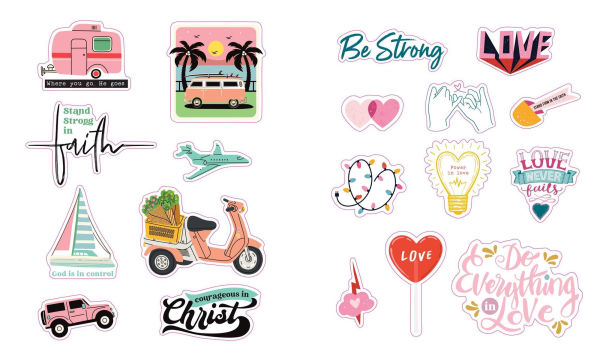Sticker Inspirations: Praise and Promises to Remind You of God's Love