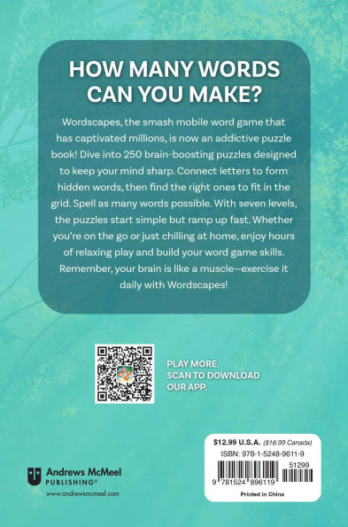 The Official Wordscapes Puzzle Book Volume