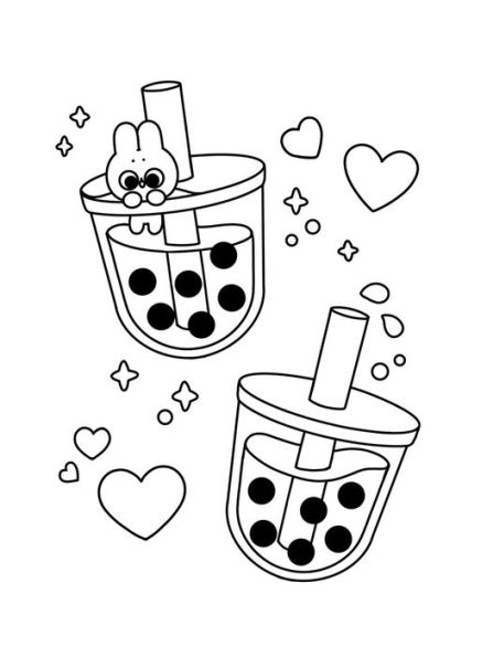The Official Pocket Peaches Coloring Book: Cozy Coloring and Cute Stickers