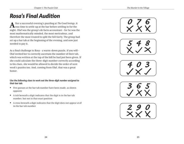 The Murder Mystery Club Puzzle Book: Murder in the Village