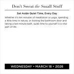 Alternative view 4 of Don't Sweat the Small Stuff 2026 Day-to-Day Calendar