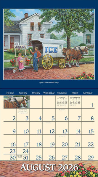 John Sloane's Country Seasons 2026 Deluxe Wall Calendar: 40th Anniversary Ed.
