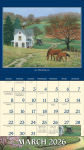 Alternative view 4 of John Sloane's Country Seasons 2026 Deluxe Wall Calendar: 40th Anniversary Ed.