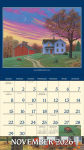 Alternative view 6 of John Sloane's Country Seasons 2026 Deluxe Wall Calendar: 40th Anniversary Ed.