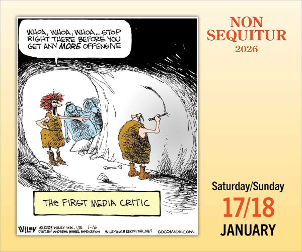 2026 Non Sequitur Day-to-Day Calendar