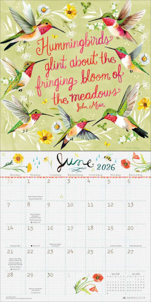 2026 Katie Daisy Wall Calendar