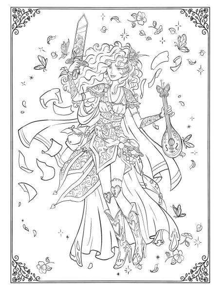 The Knights of Tayrealm Coloring Book