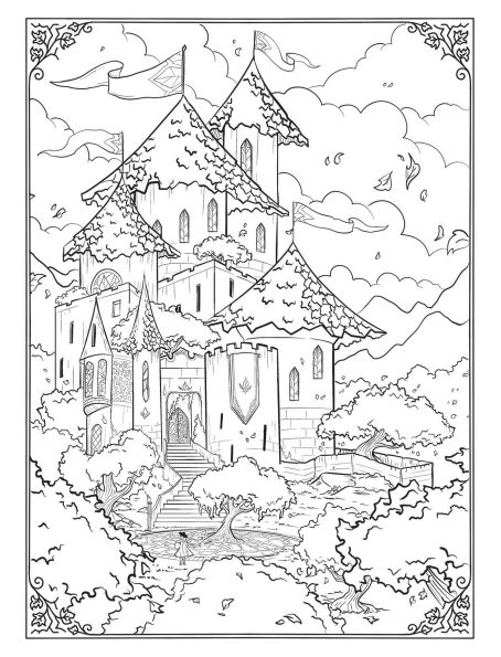 The Knights of Tayrealm Coloring Book