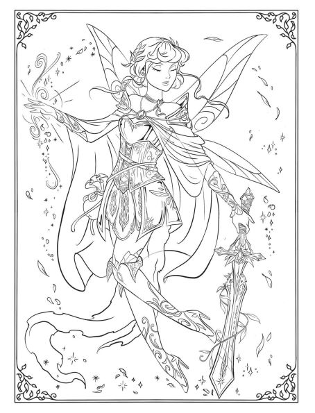 The Knights of Tayrealm Coloring Book