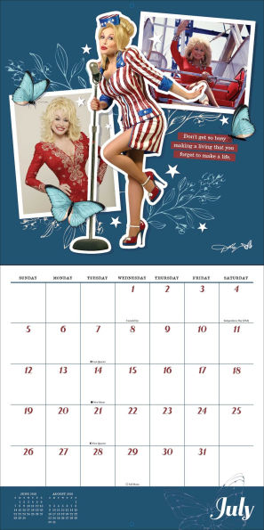 2026 Dolly Parton Wall Calendar