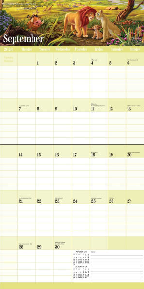 2025-2026 Disney Dreams by Thomas Kinkade Studios 17-Month Family Wall Calendar