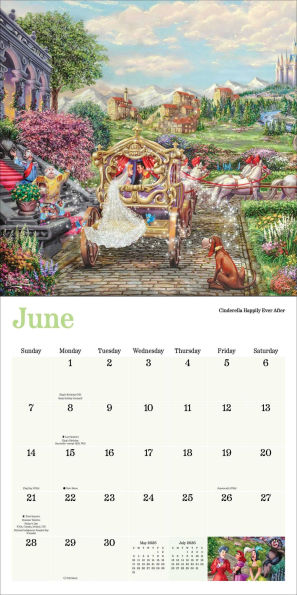 2026 Disney Dreams Collection by Thomas Kinkade Studios Wall Calendar