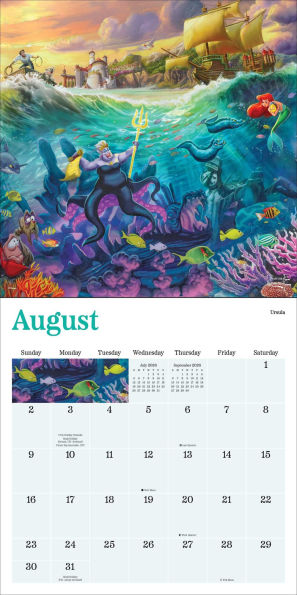 2026 Disney Dreams Collection by Thomas Kinkade Studios Wall Calendar