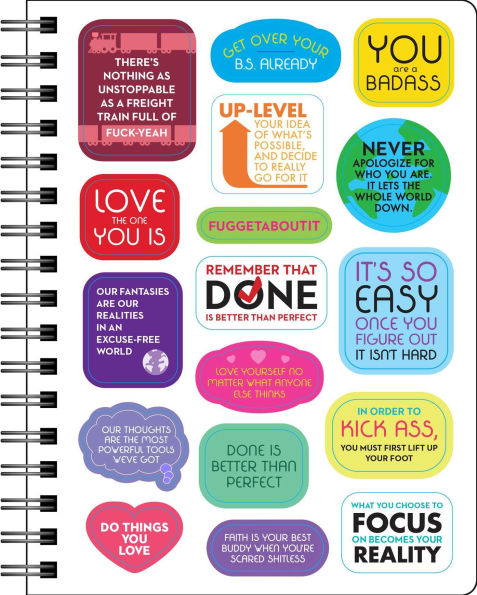 2025-2026 You Are a Badass Deluxe Organizer 17-Month Weekly/Monthly Planner