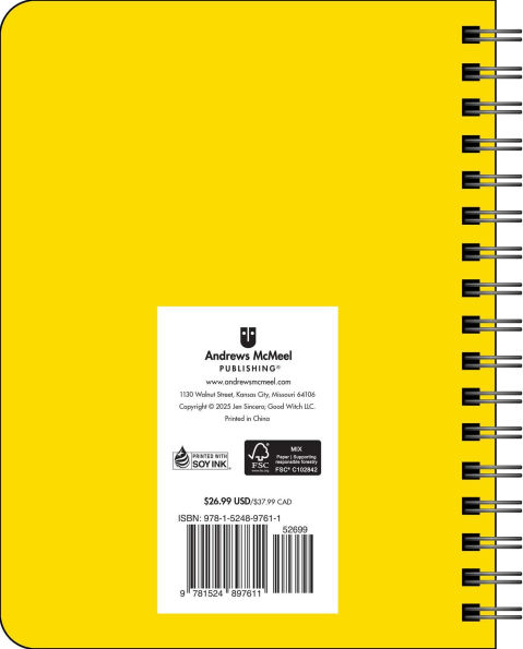 2025-2026 You Are a Badass Deluxe Organizer 17-Month Weekly/Monthly Planner