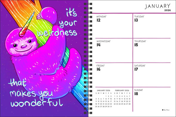 2025-2026 I Am My Own Kind of Beautiful 16-Month Weekly/Monthly Planner