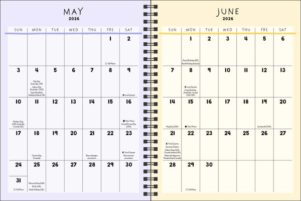 2025-2026 I Am My Own Kind of Beautiful 16-Month Weekly/Monthly Planner