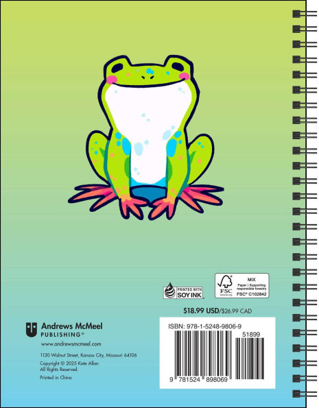 2025-2026 I Am My Own Kind of Beautiful 16-Month Weekly/Monthly Planner