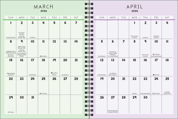 2025-2026 I Am My Own Kind of Beautiful 16-Month Weekly/Monthly Planner