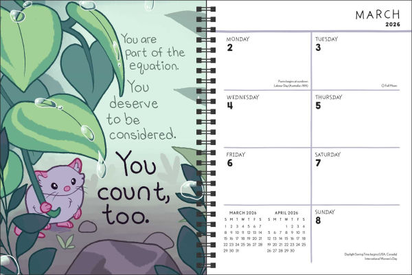 2025-2026 I Am My Own Kind of Beautiful 16-Month Weekly/Monthly Planner