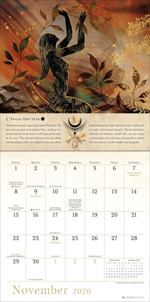 2026 Year of the Witch Wall Calendar